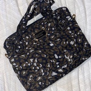 Marc by Marc Jacoba laptop case leopard print